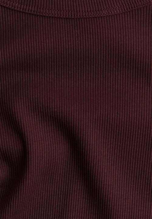 H&M - Long-sleeved top - burgundy 