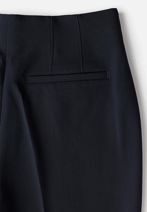 H&M - Ankle-length cigarette trousers - navy blue 