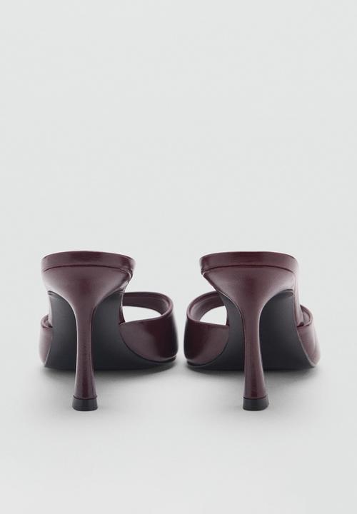 MANGO - Pepyg heel - dark red