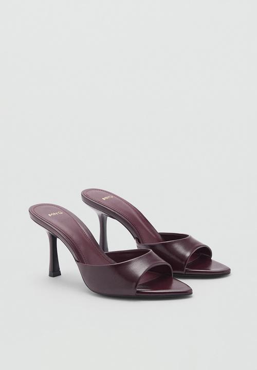 MANGO - Pepyg heel - dark red