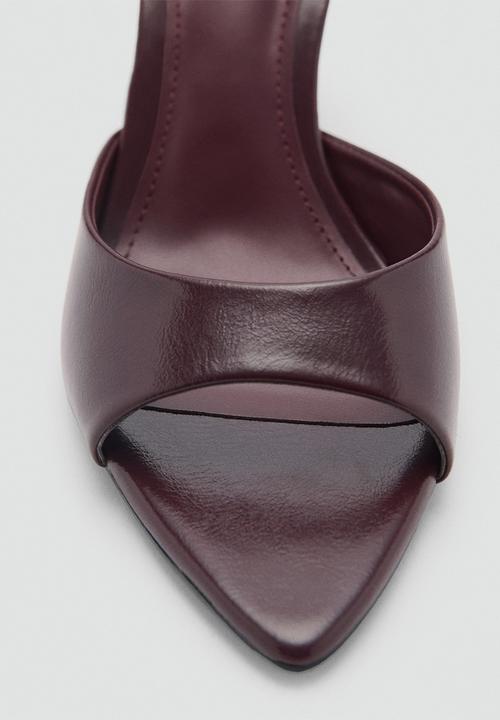 MANGO - Pepyg heel - dark red