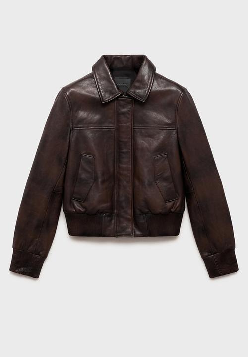 MANGO - Jacket annie - brown