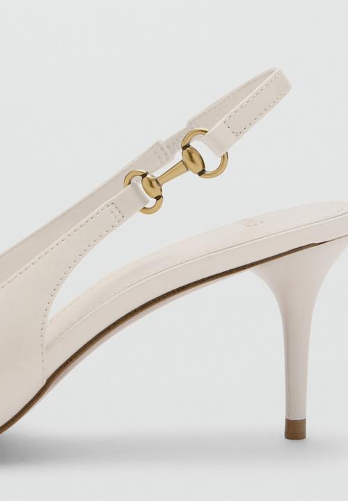MANGO - Gali heel - light beige