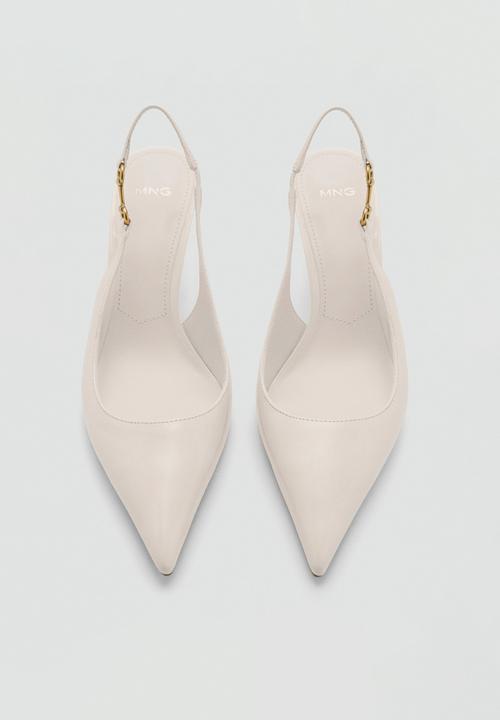 MANGO - Gali heel - light beige