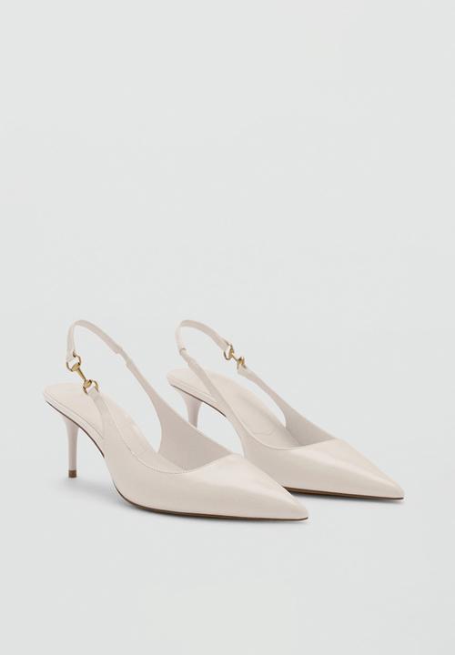 MANGO - Gali heel - light beige