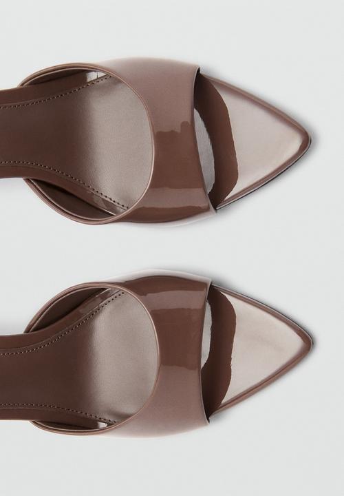 MANGO - Pepych heel - dark brown