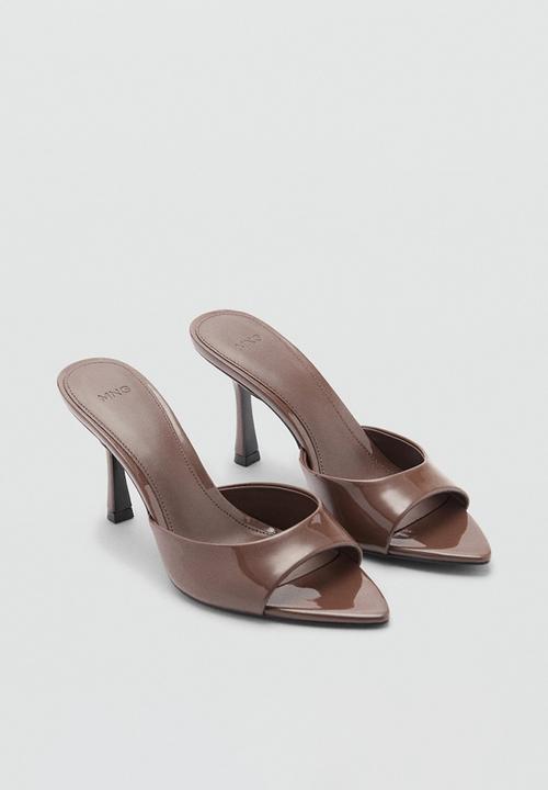 MANGO - Pepych heel - dark brown