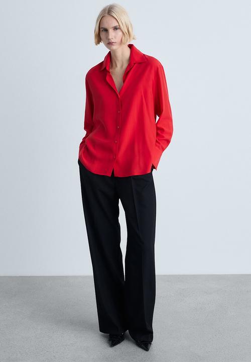 MANGO - Shirt lima - red