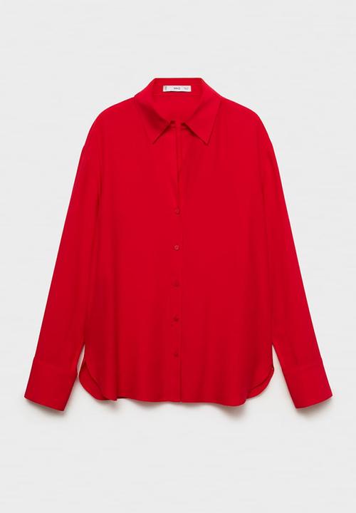 MANGO - Shirt lima - red