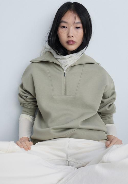MANGO - Sweatshirt guesa - beige/ khaki