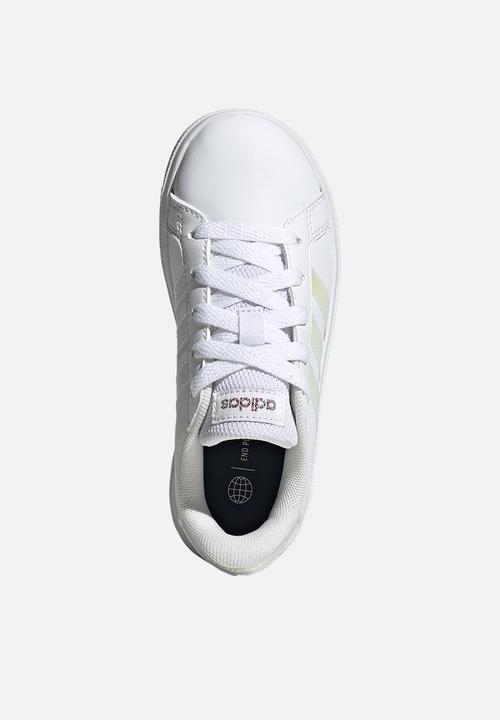 adidas Performance - Grand Court 2.0 K - Ftwwht/Irides/Ftwwht