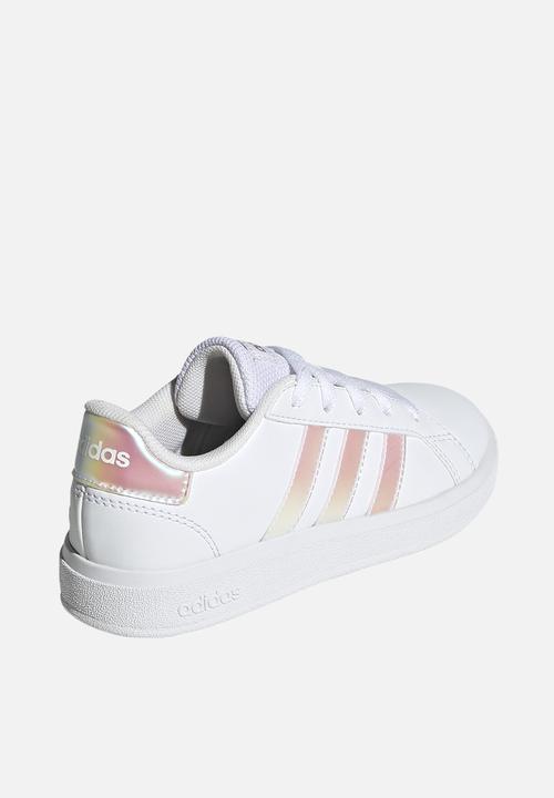 adidas Performance - Grand Court 2.0 K - Ftwwht/Irides/Ftwwht