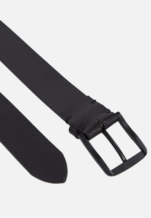 Calvin Klein - Classic Flat Lthr Belt 35Mm Aop - Black/Allover Print