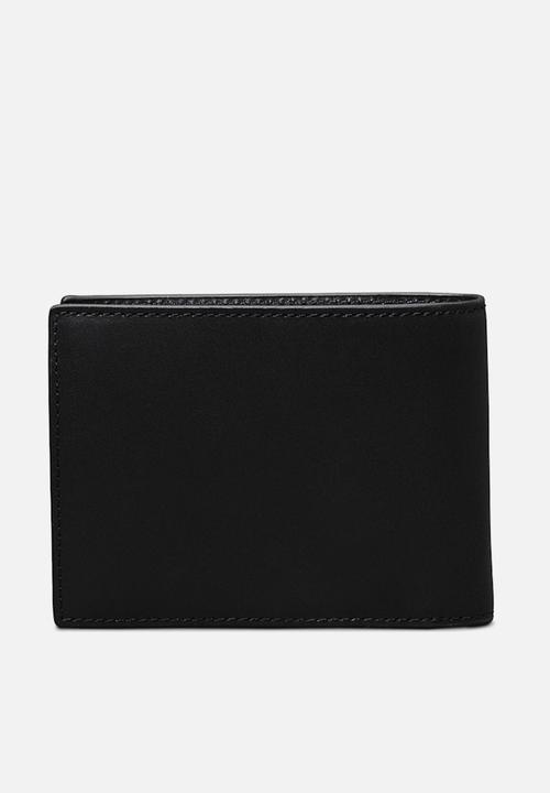 Calvin Klein - Metal Ck Trifold 10Cc W/Coin - Ck Black Smooth