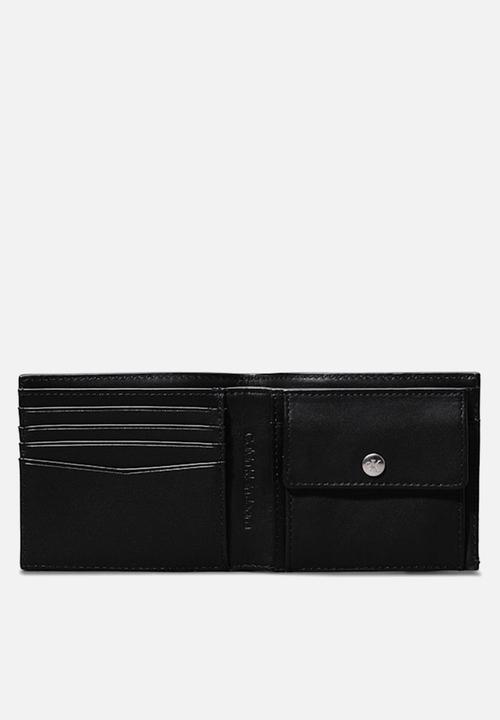 Calvin Klein - Monogram Soft Bifold W/Coin - Black