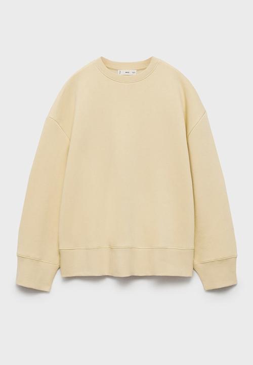 MANGO - Sweatshirt entsweat - light pastel yellow