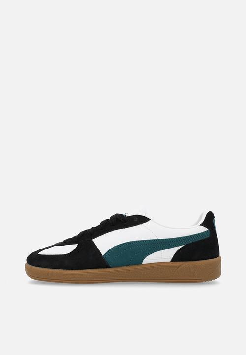 PUMA - Palermo Downtown Jr - Puma White-Cold Green-Puma Black