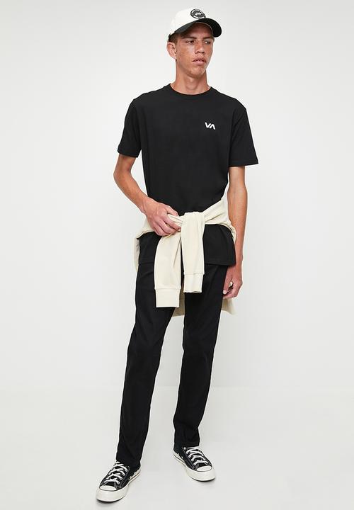 RVCA - Va essentials short sleeve - black white logo