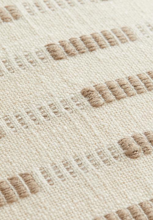 H&M - Patterned cushion cover - beige/patterned