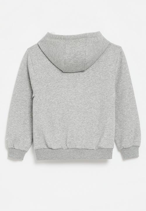 Nike - Nkn n nsw clb snl appl flc po - dk grey heather