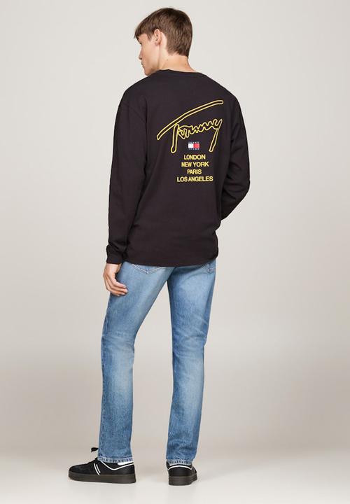 Tommy Hilfiger - Tjm Reg Sig Twist Long sleeve Tee - Black