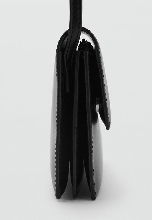 MANGO - Bag mch acordeon - black