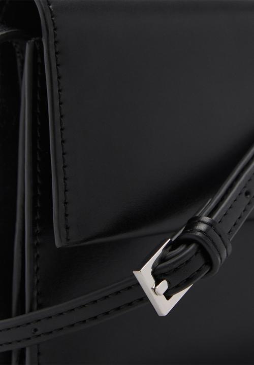 MANGO - Bag mch acordeon - black