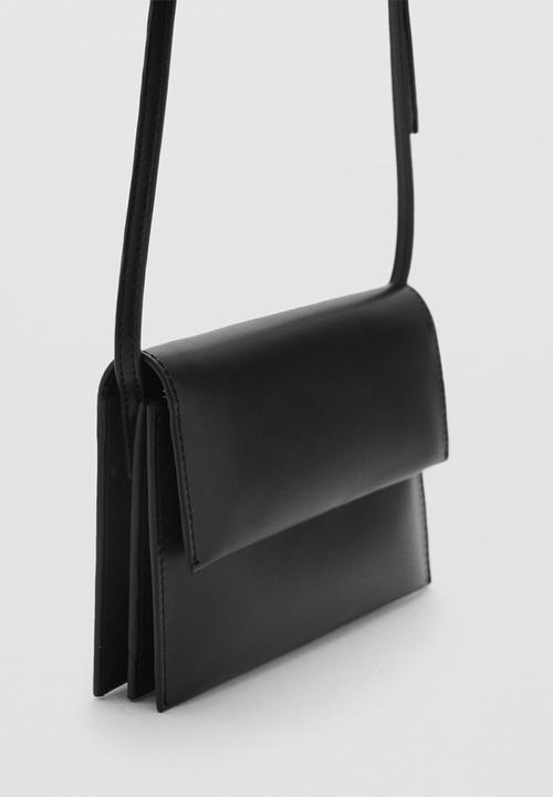 MANGO - Bag mch acordeon - black