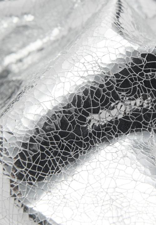 MANGO - Bag mch nit - silver