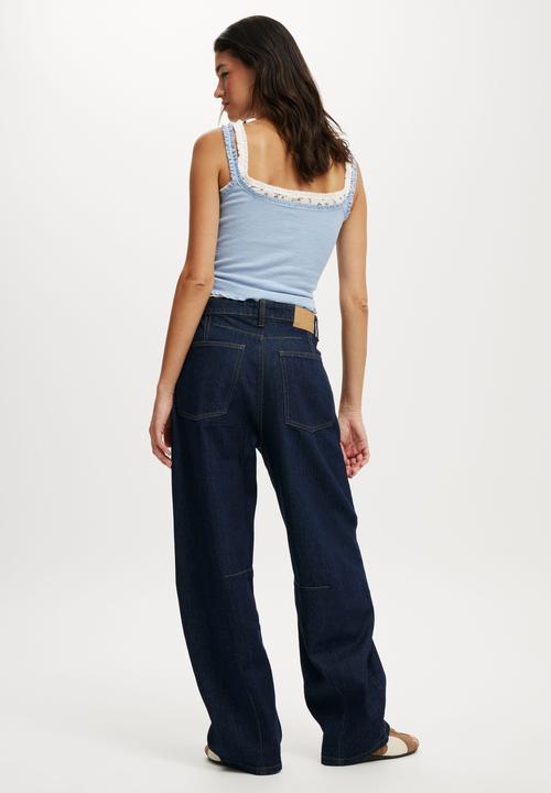 Cotton On - Barrel Jean - Indigo