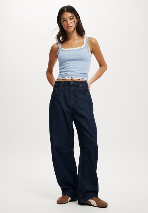 Cotton On - Barrel Jean - Indigo