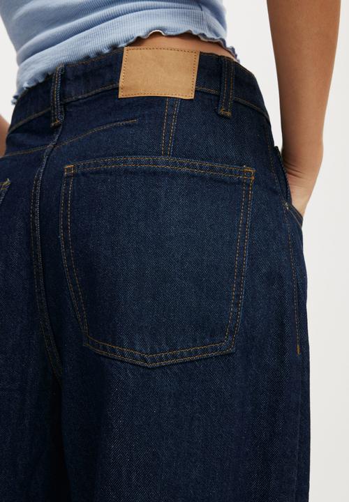 Cotton On - Barrel Jean - Indigo