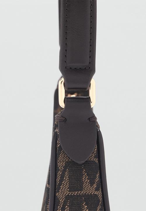 MANGO - Bag m galicia - light brown & black