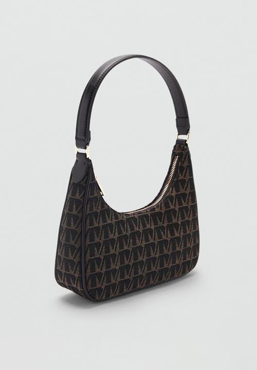 MANGO - Bag m galicia - light brown & black