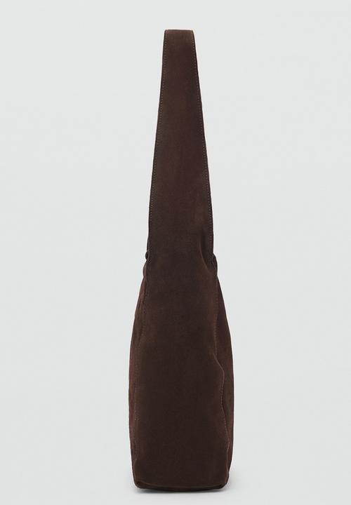 MANGO - Bag g piramide - brown