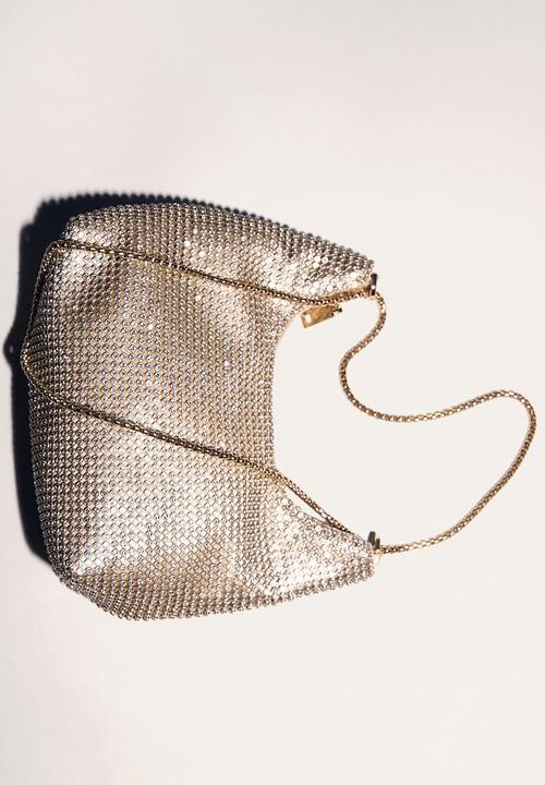 MANGO - Bag mch sasha  - gold