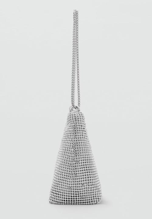 MANGO - Bag mch sasha - silver
