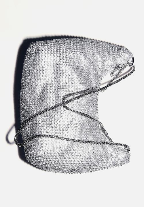 MANGO - Bag mch sasha - silver