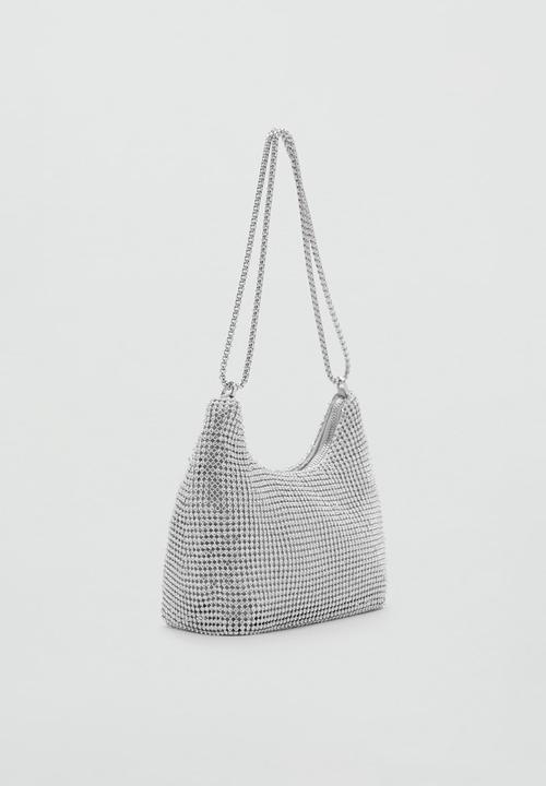 MANGO - Bag mch sasha - silver