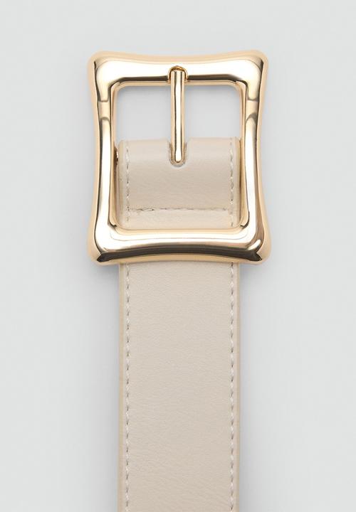MANGO - Belt bill - light beige