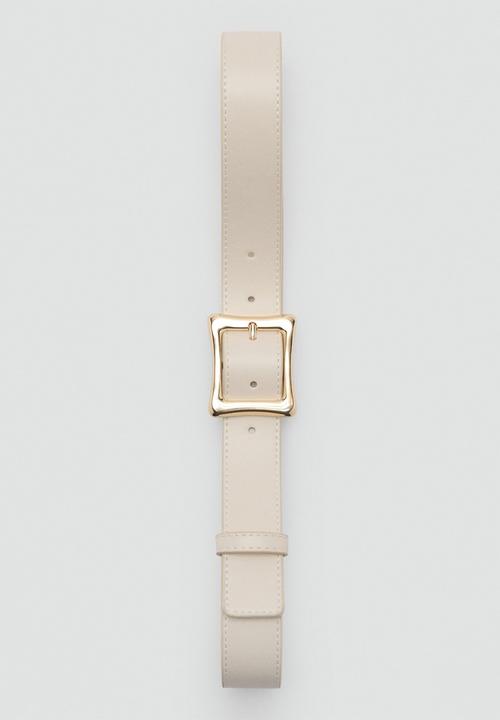 MANGO - Belt bill - light beige