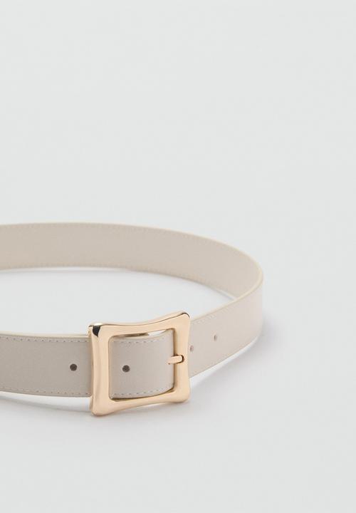 MANGO - Belt bill - light beige