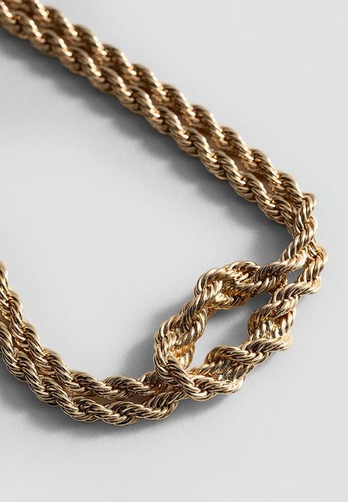 MANGO - Necklace eneas - gold