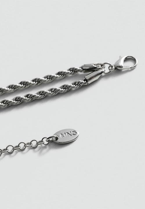 MANGO - Necklace eneas - silver