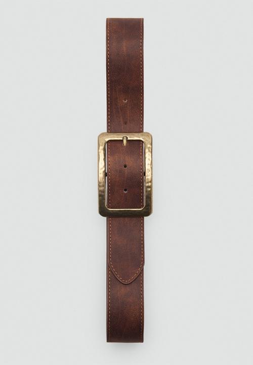 MANGO - Belt julieta - brown