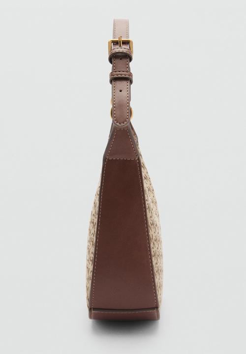 MANGO - Bag m marco - light brown
