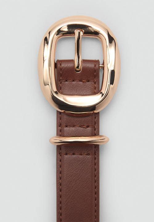 MANGO - Belt lola - brown