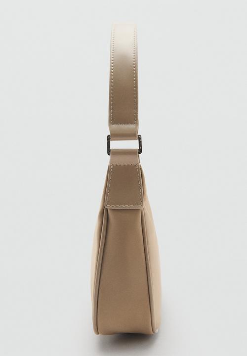 MANGO - Bag m poma - beige
