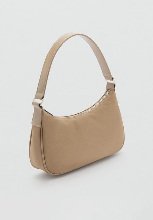 MANGO - Bag m poma - beige