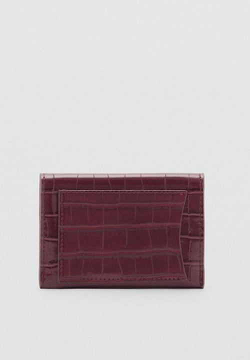 MANGO - Purse m butter - bordeaux